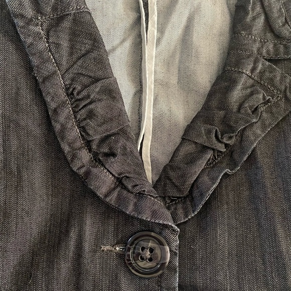 NWOT Catherines Liz & Me Jacket, Dark wash, Denim, Plus Sz 4x, 30W, 32W - Picture 5 of 11